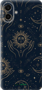 Силиконовый чехол Celestial Harmony: Sun & Moon Gold Mystic Pattern для Samsung galaxy a07 - 6778u-4059 изображение 