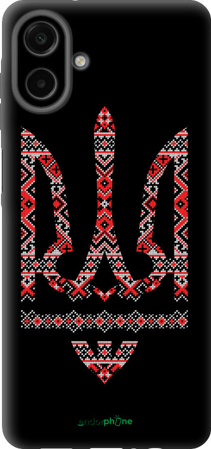 Силіконовий чехол Герб - вишиванка на чорному фоні для Samsung galaxy a07 - 1196u-4059 изображение 