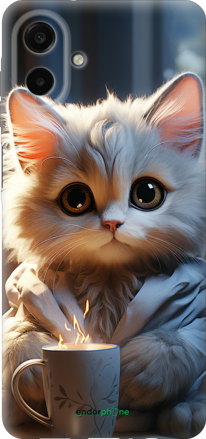 Силиконовый чехол White cat для Samsung galaxy a07 - 5646u-4059 изображение 