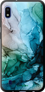TPU чехол С красочной абстрактной картиной Соленые берега для Samsung Galaxy A10 2019 A105F - 6405b-1671 изображение 