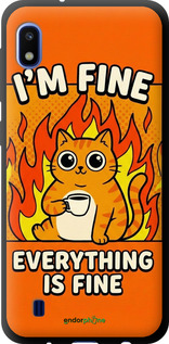 TPU чехол Funny Cat для Samsung Galaxy A10 2019 A105F - 6786b-1671 изображение 