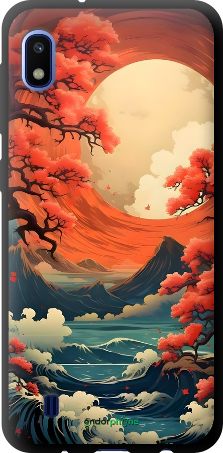 TPU чехол Природа японии для Samsung Galaxy A10 2019 A105F - 6327b-1671 изображение 