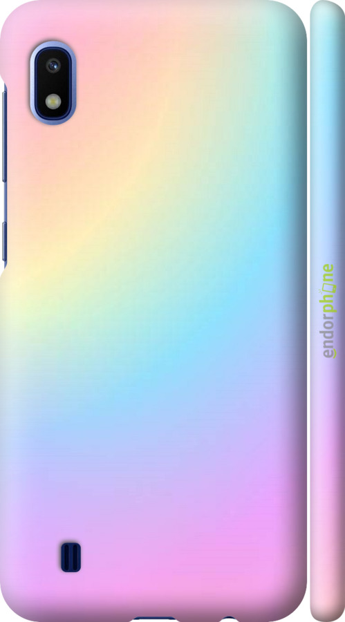 

3D пластиковий матовий чохол "Веселка 2" для Samsung Galaxy A10 2019 A105F, Рожевий