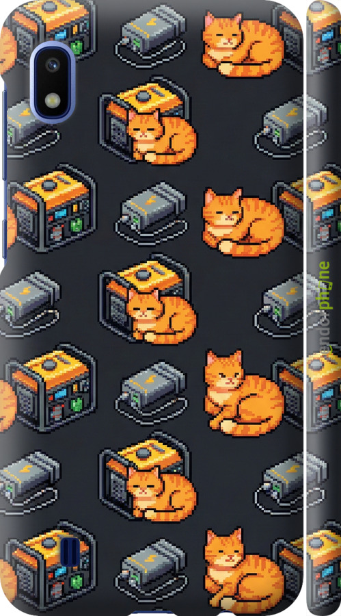 3D пластиковый матовый чехол Autonomous Zone для Samsung Galaxy A10 2019 A105F - 6771m-1671 изображение 