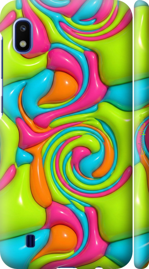 3D пластиковий матовий чехол Y2K Jelly Dream для Samsung Galaxy A10 2019 A105F - 6780m-1671 изображение 