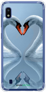 Силикон с усиленными углами чехол Лебеди для Samsung Galaxy A10 2019 A105F - 6007sp-1671 изображение 