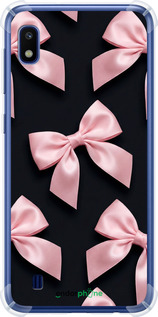 Силикон с усиленными углами чехол Coquette Ribbons Dark Coquette для Samsung Galaxy A10 2019 A105F - 6767sp-1671 изображение 