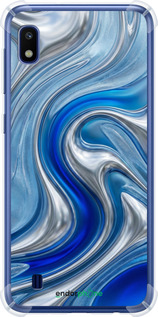 Силикон с усиленными углами чехол Liquid Chrome для Samsung Galaxy A10 2019 A105F - 6781sp-1671 изображение 