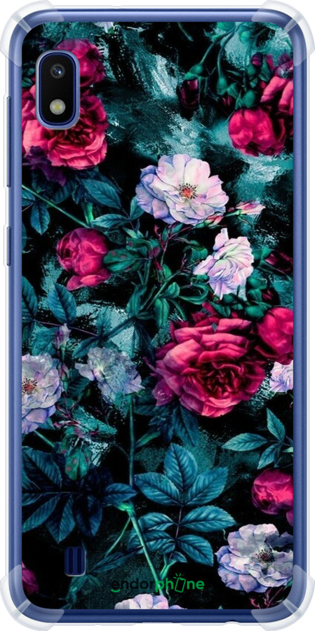 Силикон с усиленными углами чехол Сад и розы для Samsung Galaxy A10 2019 A105F - 6483sp-1671 изображение 