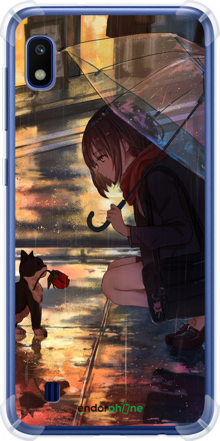Силіконовий протиударний с посиленими кутами чехол Anime для Samsung Galaxy A10 2019 A105F - 6609sp-1671 изображение 