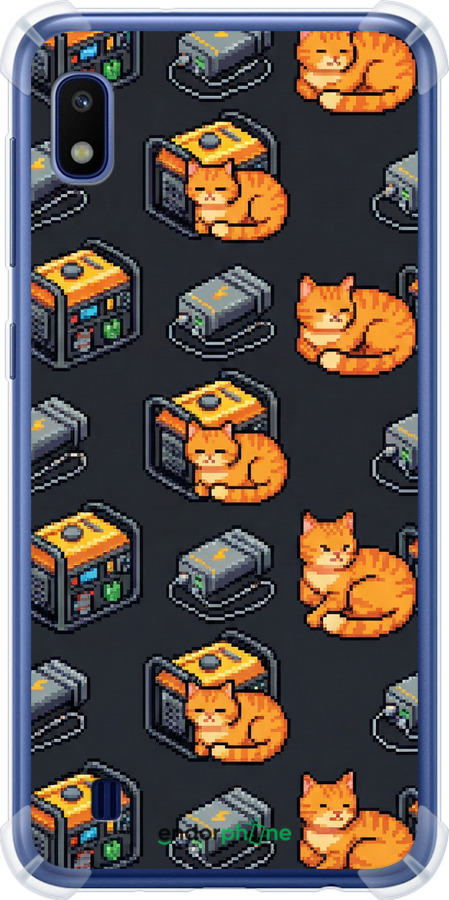 Силіконовий протиударний с посиленими кутами чехол Autonomous Zone для Samsung Galaxy A10 2019 A105F - 6771sp-1671 изображение 