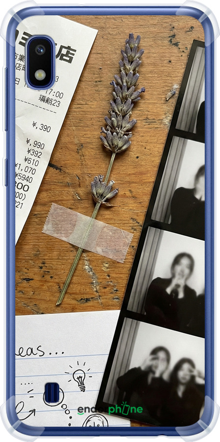 Силикон с усиленными углами чехол Aesthetic Scrapbook Collage для Samsung Galaxy A10 2019 A105F - 6773sp-1671 изображение 