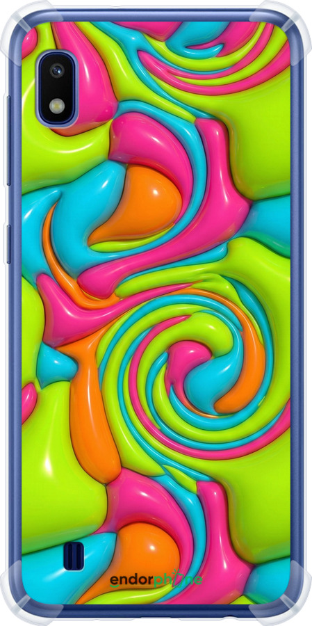 Силіконовий протиударний с посиленими кутами чехол Y2K Jelly Dream для Samsung Galaxy A10 2019 A105F - 6780sp-1671 изображение 