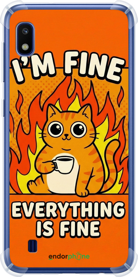 Силикон с усиленными углами чехол Funny Cat для Samsung Galaxy A10 2019 A105F - 6786sp-1671 изображение 