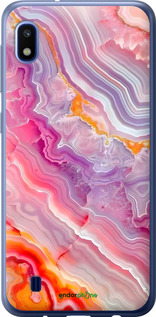 Силиконовый чехол Мрамор 2 для Samsung Galaxy A10 2019 A105F - 6307u-1671 изображение 