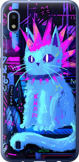 Силіконовий чехол Кіт панк для Samsung Galaxy A10 2019 A105F - 6311u-1671 изображение 