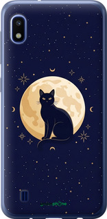 Силиконовый чехол Cute Cat Celestial/Witchy для Samsung Galaxy A10 2019 A105F - 6787u-1671 изображение 