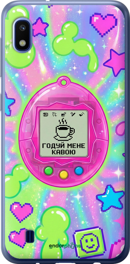 Силиконовый чехол Y2K Aesthetic Retro Pet: Годуй мене кавою для Samsung Galaxy A10 2019 A105F - 6784u-1671 изображение 