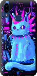 TPU чехол Кіт панк для Samsung Galaxy A10s A107F - 6311b-1776 изображение 