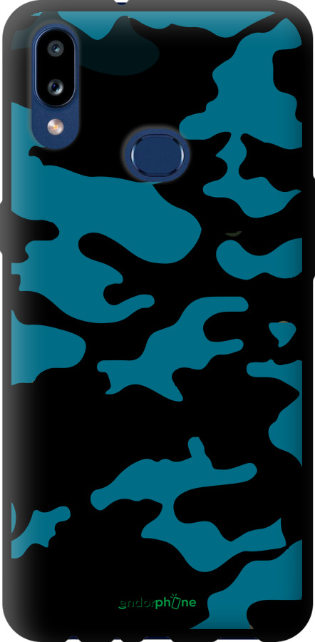 TPU чехол Камуфляж прозрачный фон для Samsung Galaxy A10s A107F - 4877b-1776 изображение 
