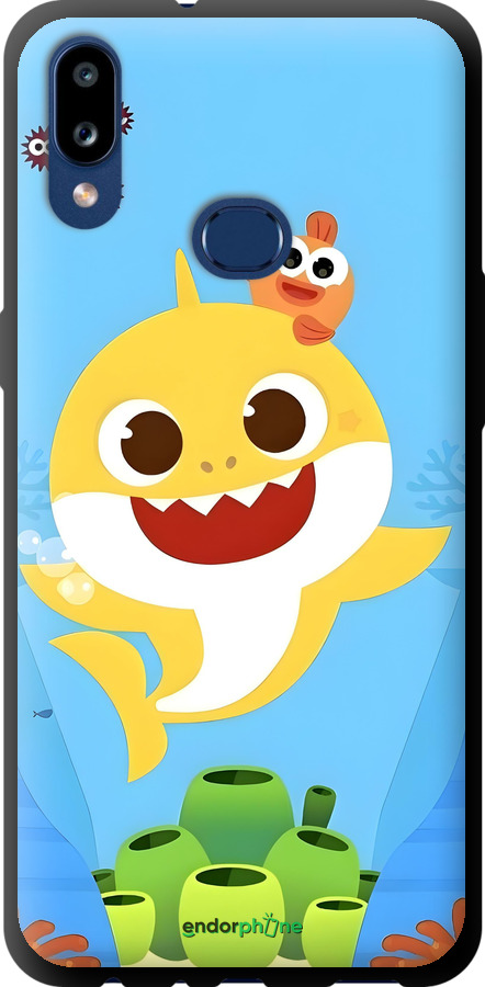 TPU чехол Бейби Шарк для Samsung Galaxy A10s A107F - 6303b-1776 изображение 