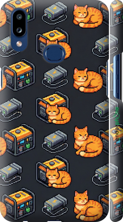 3D пластиковый матовый чехол Autonomous Zone для Samsung Galaxy A10s A107F - 6771m-1776 изображение 