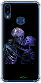 Силикон с усиленными углами чехол С изображением скелета для Samsung Galaxy A10s A107F - 6537sp-1776 изображение 