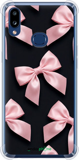 Силіконовий протиударний с посиленими кутами чехол Coquette Ribbons Dark Coquette для Samsung Galaxy A10s A107F - 6767sp-1776 изображение 