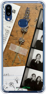 Силикон с усиленными углами чехол Aesthetic Scrapbook Collage для Samsung Galaxy A10s A107F - 6773sp-1776 изображение 