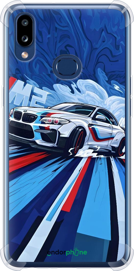 Силикон с усиленными углами чехол БМВ для Samsung Galaxy A10s A107F - 6292sp-1776 изображение 