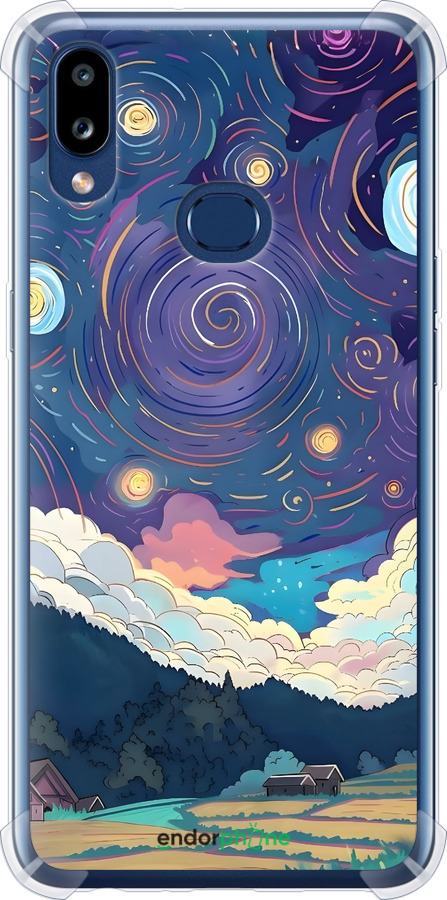 Силикон с усиленными углами чехол Креативный арт для Samsung Galaxy A10s A107F - 6322sp-1776 изображение 