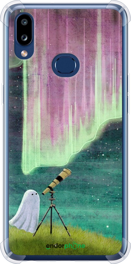 Силикон с усиленными углами чехол Привидение и звезды для Samsung Galaxy A10s A107F - 6443sp-1776 изображение 