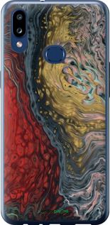 2D пластиковый чехол С изображением абстрактной живописи для Samsung Galaxy A10s A107F - 6530t-1776 изображение 