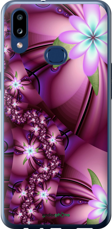 

Силіконовий чохол "Квіткова мозаїка" для Samsung Galaxy A10s A107F, Рожевий