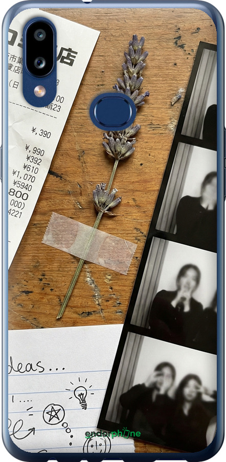 Силиконовый чехол Aesthetic Scrapbook Collage для Samsung Galaxy A10s A107F - 6773u-1776 изображение 