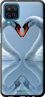 TPU чехол Лебеди для Samsung Galaxy M12 M127F - 6007b-2360 изображение 