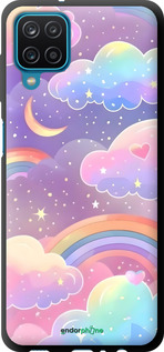 TPU чехол Облака и радуга для Samsung Galaxy A12 A125F - 6312b-2201 изображение 
