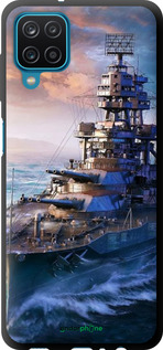 TPU чехол Військовий корабель, world of tanks, wargaming для Samsung Galaxy A12 A125F - 6461b-2201 изображение 