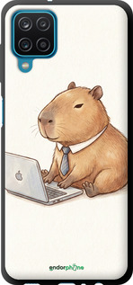 TPU чехол Funny Capybara CEO Working для Samsung Galaxy M12 M127F - 6777b-2360 изображение 