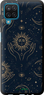TPU чехол Celestial Harmony: Sun & Moon Gold Mystic Pattern для Samsung Galaxy A12 A125F - 6778b-2201 изображение 
