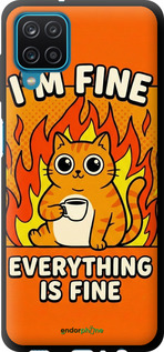 TPU чехол Funny Cat для Samsung Galaxy A12 A125F - 6786b-2201 изображение 