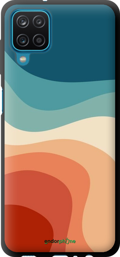TPU чехол У стилі ретро з хвилями для Samsung Galaxy M12 M127F - 6531b-2360 изображение 