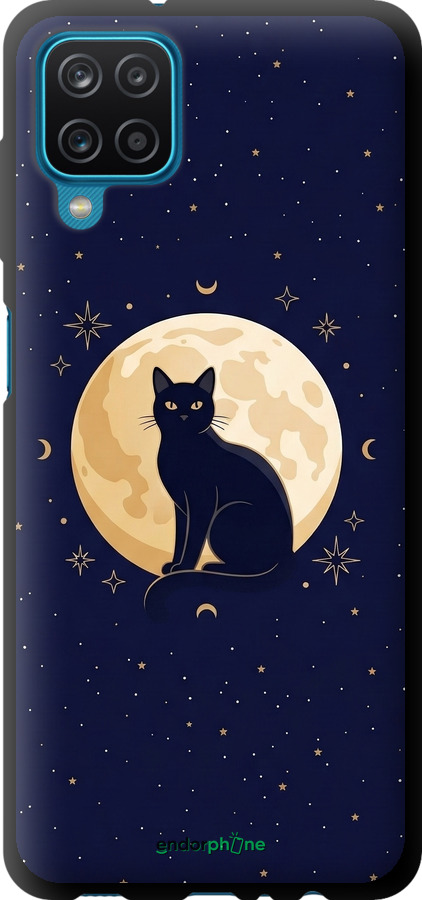 TPU чехол Cute Cat Celestial/Witchy для Samsung Galaxy A12 A125F - 6787b-2201 изображение 