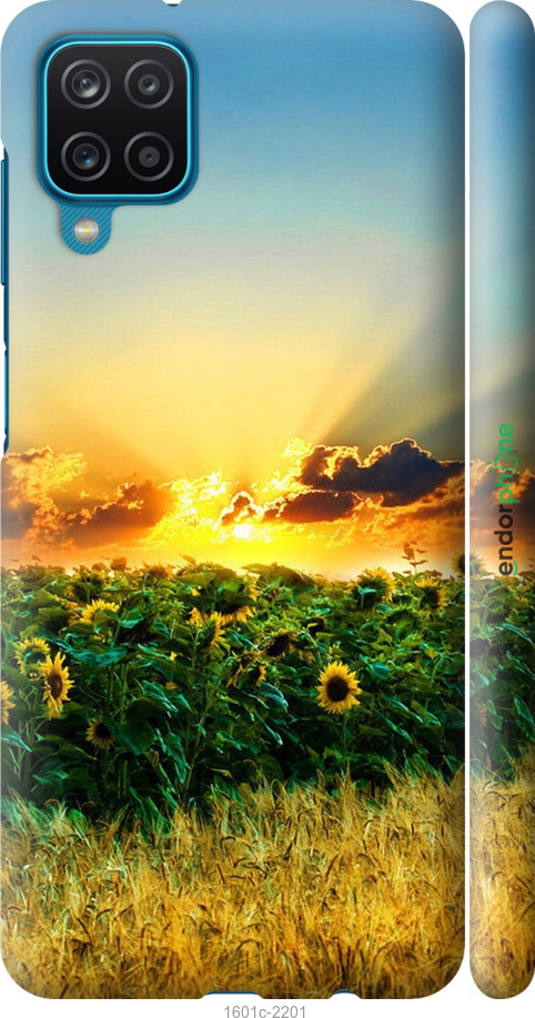 

3D пластиковий матовий чохол "Україна" для Samsung Galaxy A12 A125F