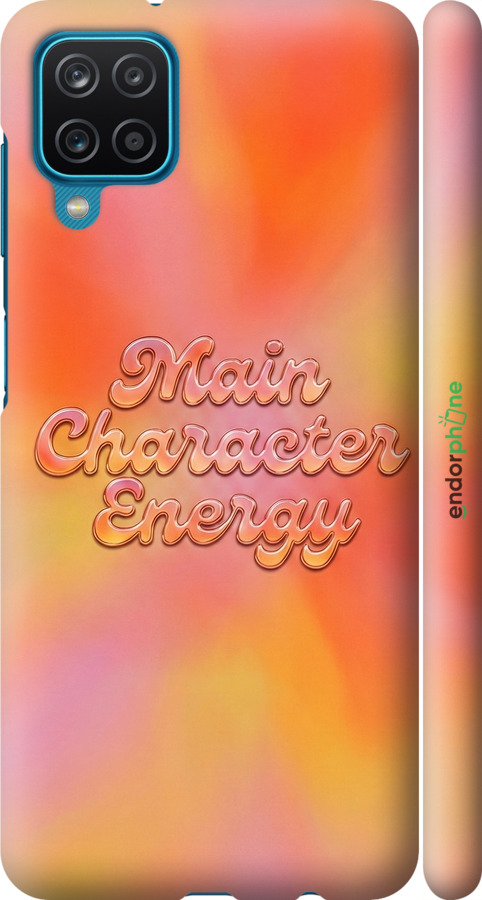 3D пластиковый матовый чехол Aura Gradient Main Character Energy Aesthetic Y2K для Samsung Galaxy A12 A125F - 6783m-2201 изображение 
