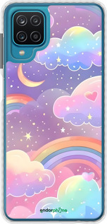 Чохол Bumper чехол Хмари та веселка для Samsung Galaxy M12 M127F - 6312pc-2360 изображение 