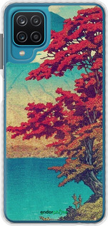 Чехол Bumper чехол С изображением природы для Samsung Galaxy A12 A125F - 6469pc-2201 изображение 