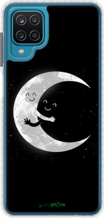 Чехол Bumper чехол Лунные объятия для Samsung Galaxy A12 A125F - 6508pc-2201 изображение 