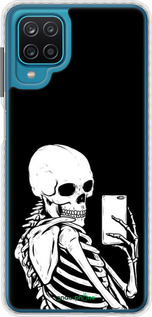 Чохол Bumper чехол Скелет робить Selfie для Samsung Galaxy A12 A125F - 6535pc-2201 изображение 