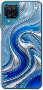 Чехол Bumper чехол Liquid Chrome для Samsung Galaxy A12 A125F - 6781pc-2201 изображение 